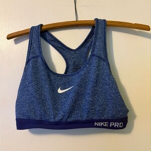 Nike Pro Women's Blue Sports Bra